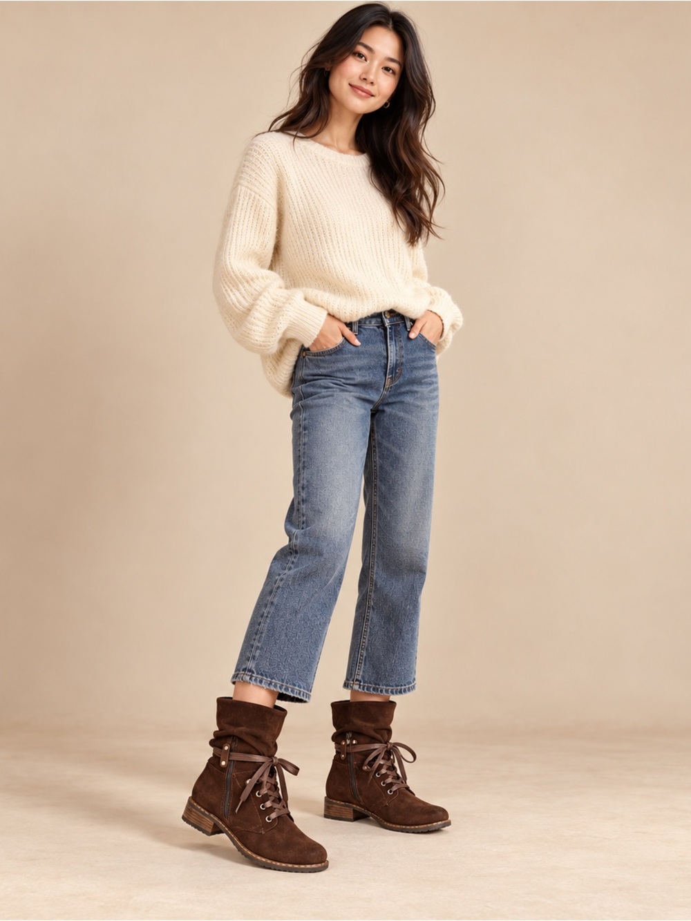 Dulce Rubio Brown Suede Ankle Boots. EU 38